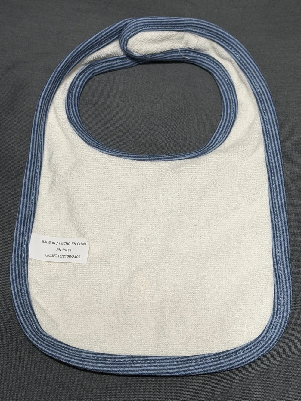 Striped Blue Bowtie Polka Dot Baby Bib - Kids Accessories